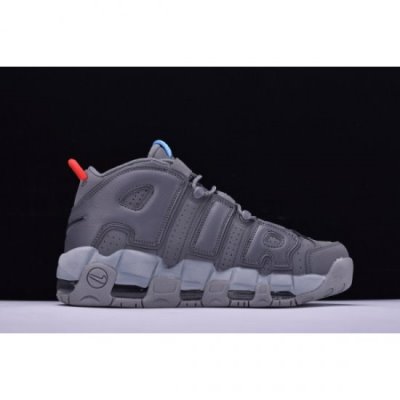 Nike Air More Uptempo Gri / Mavi / Kırmızı Koşu Ayakkabısı Türkiye - 83T68IH5